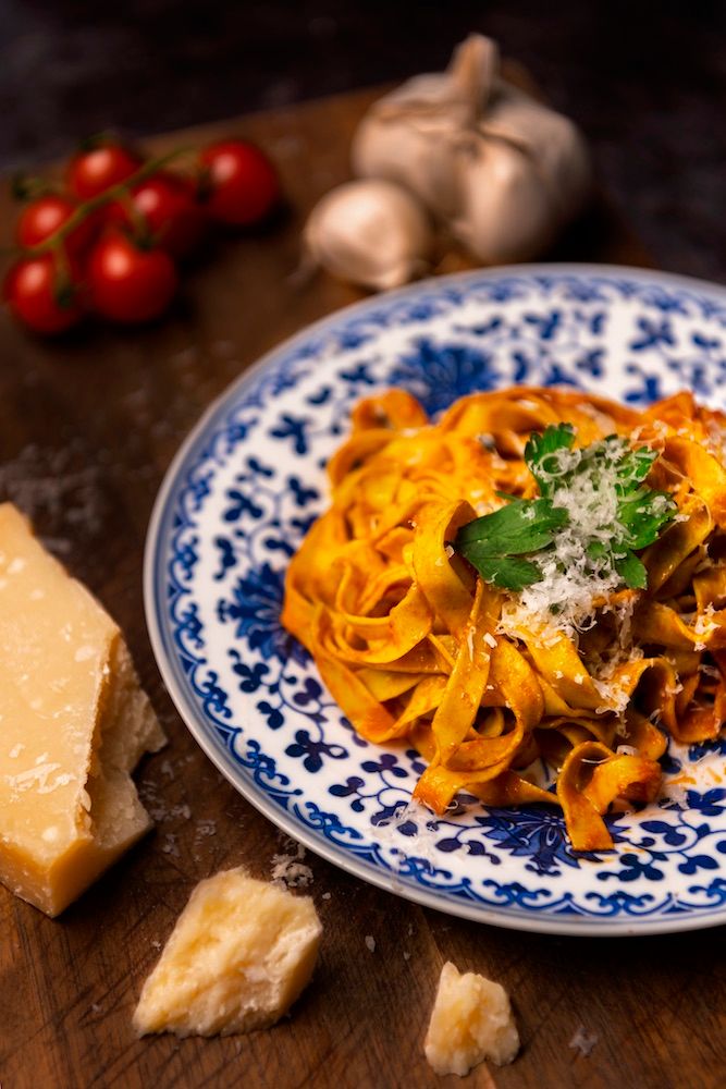 image of tagliatelle pasta